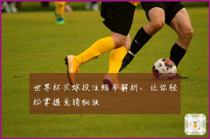 世界杯买球投注赔率解析，让你轻松掌握竞猜秘诀